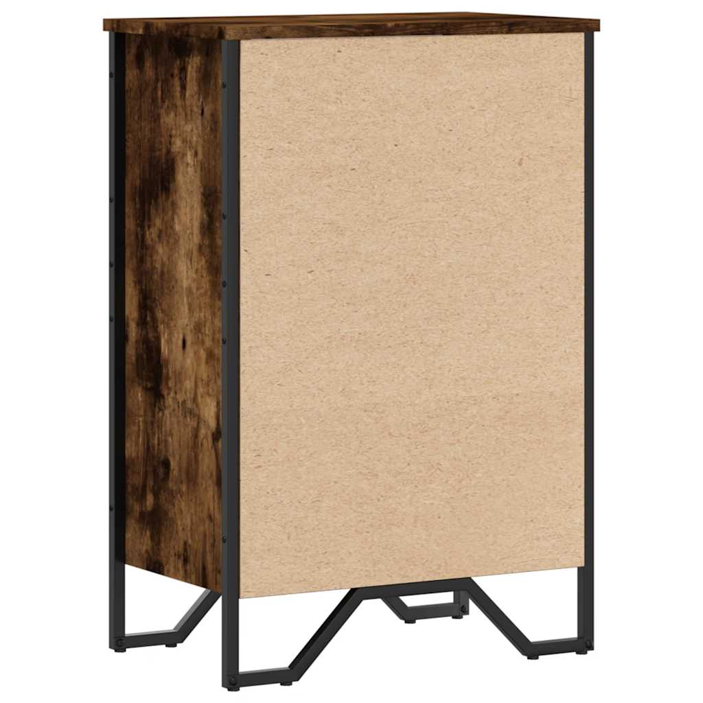 Libreria Rovere Fumo 50x31x74,5 cm in Legno Multistrato | homemem39