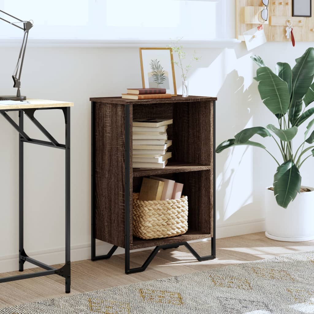 Libreria Rovere Marrone 50x31x74,5 cm in Legno Multistrato | homemem39