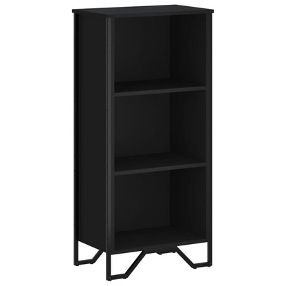 Libreria Nera 50x31x106 cm in Legno Multistrato | homemem39