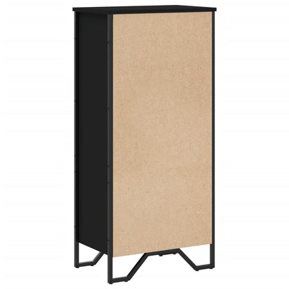 Libreria Nera 50x31x106 cm in Legno Multistrato | homemem39