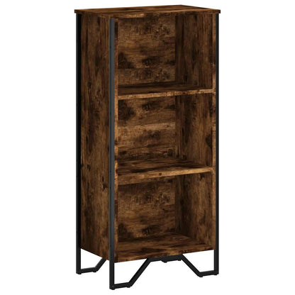 Libreria Rovere Fumo 50x31x106 cm in Legno Multistrato | homemem39