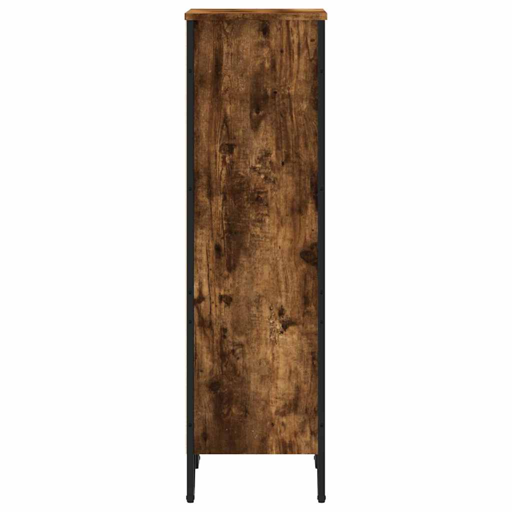 Libreria Rovere Fumo 50x31x106 cm in Legno Multistrato | homemem39
