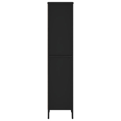 Libreria Nera 50x31x137,5 cm in Truciolato | homemem39