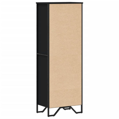 Libreria Nera 50x31x137,5 cm in Truciolato | homemem39