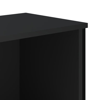 Libreria Nera 50x31x137,5 cm in Truciolato | homemem39