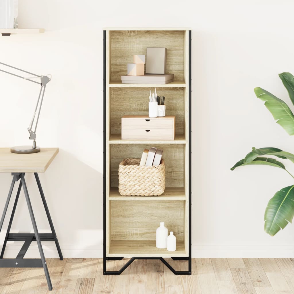 Libreria Rovere Sonoma 50x31x137,5 cm in Truciolato | homemem39