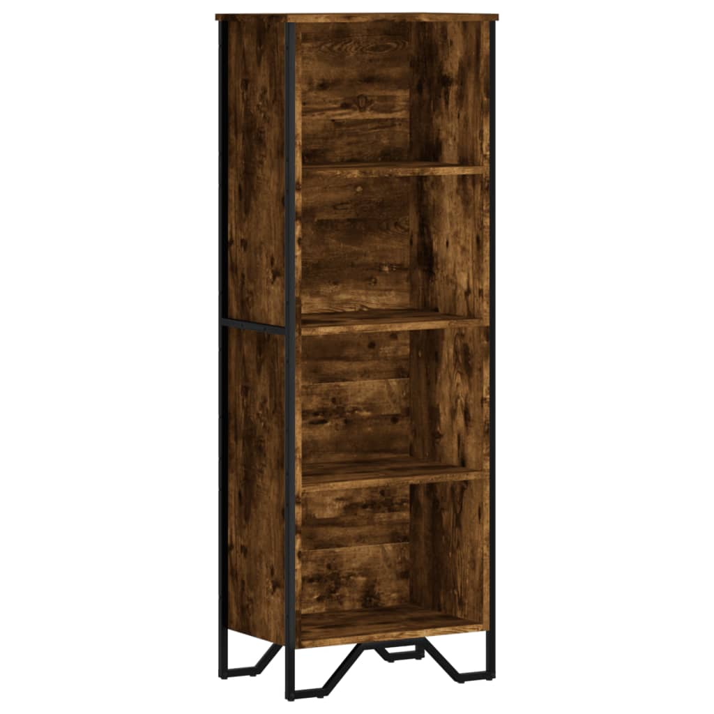 Libreria Rovere Fumo 50x31x137,5 cm in Truciolato | homemem39