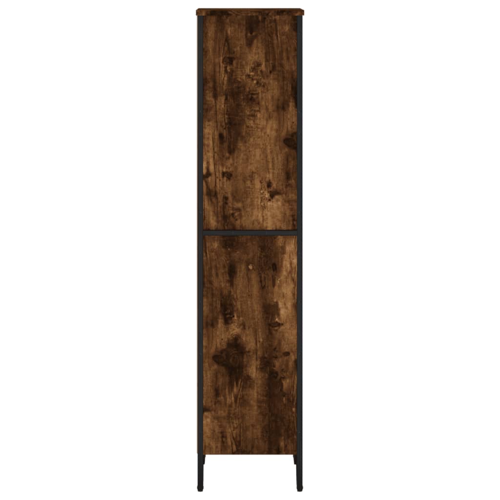 Libreria Rovere Fumo 50x31x137,5 cm in Truciolato | homemem39