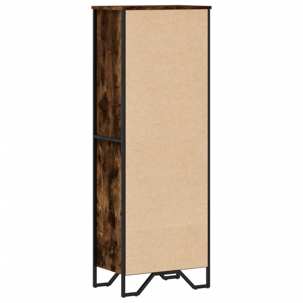 Libreria Rovere Fumo 50x31x137,5 cm in Truciolato | homemem39