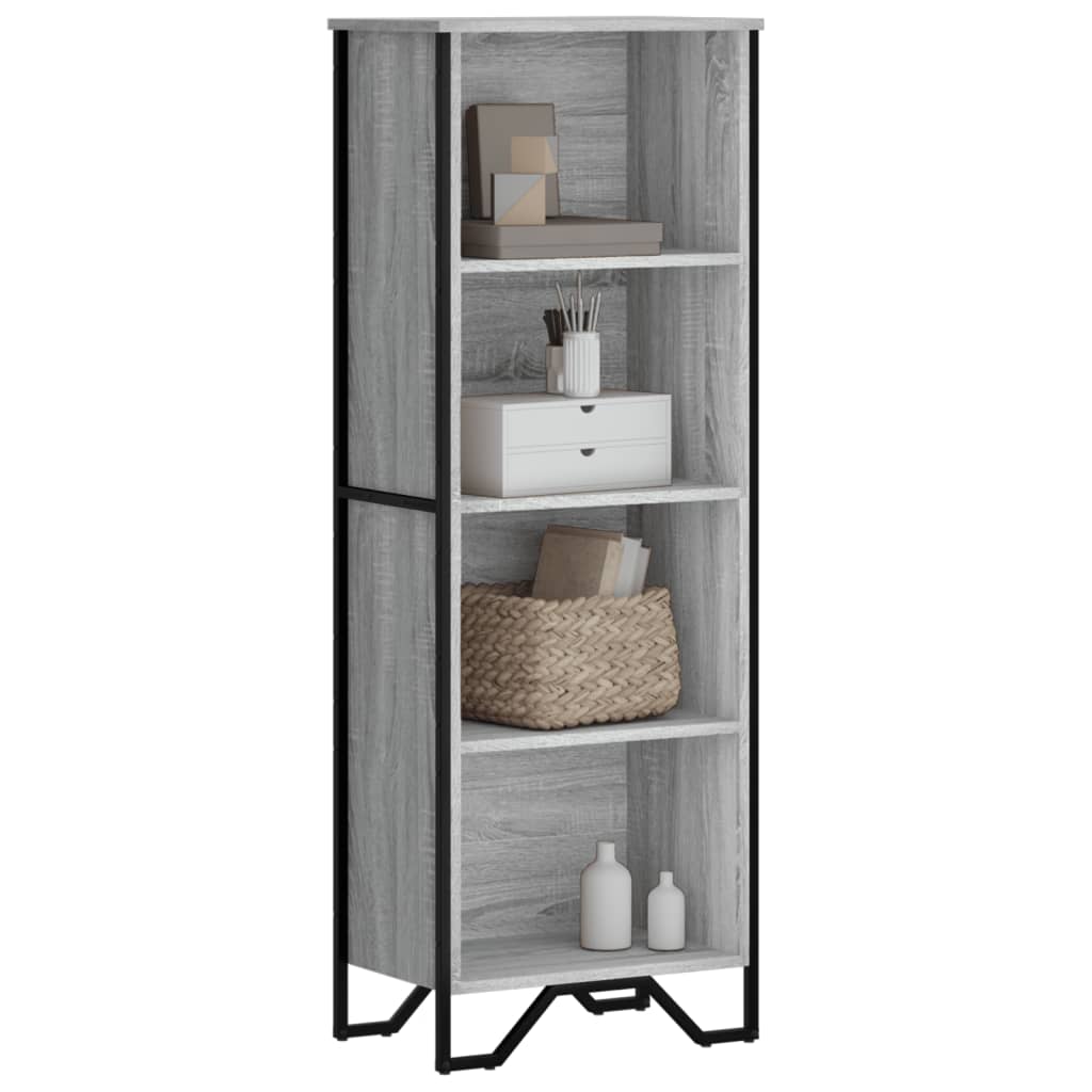 Libreria Grigio Sonoma 50x31x137,5 cm in Truciolato | homemem39