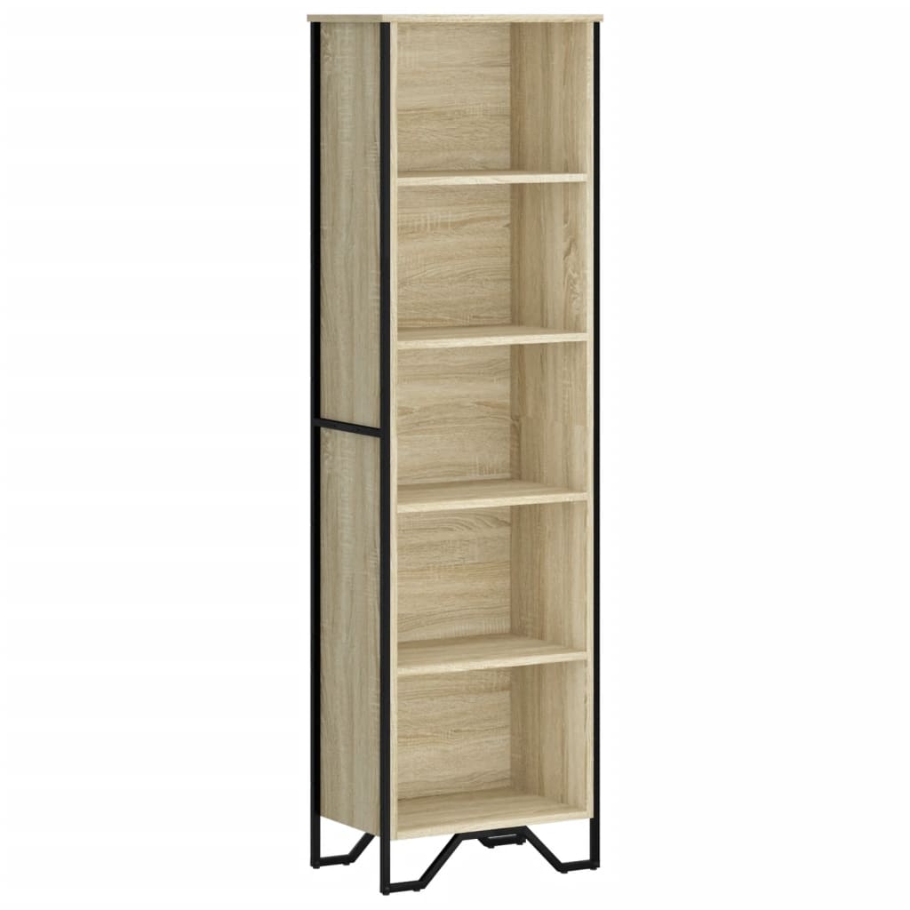 Libreria Rovere Sonoma 50x31x169 cm in Legno Multistrato | homemem39