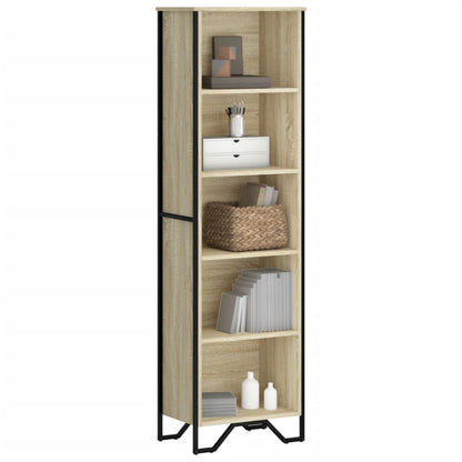 Libreria Rovere Sonoma 50x31x169 cm in Legno Multistrato | homemem39