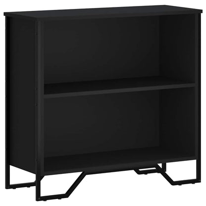 Libreria Nera 80x31x74,5 cm in Legno Multistrato | homemem39