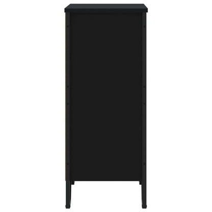 Libreria Nera 80x31x74,5 cm in Legno Multistrato | homemem39