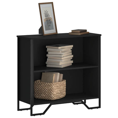 Libreria Nera 80x31x74,5 cm in Legno Multistrato | homemem39