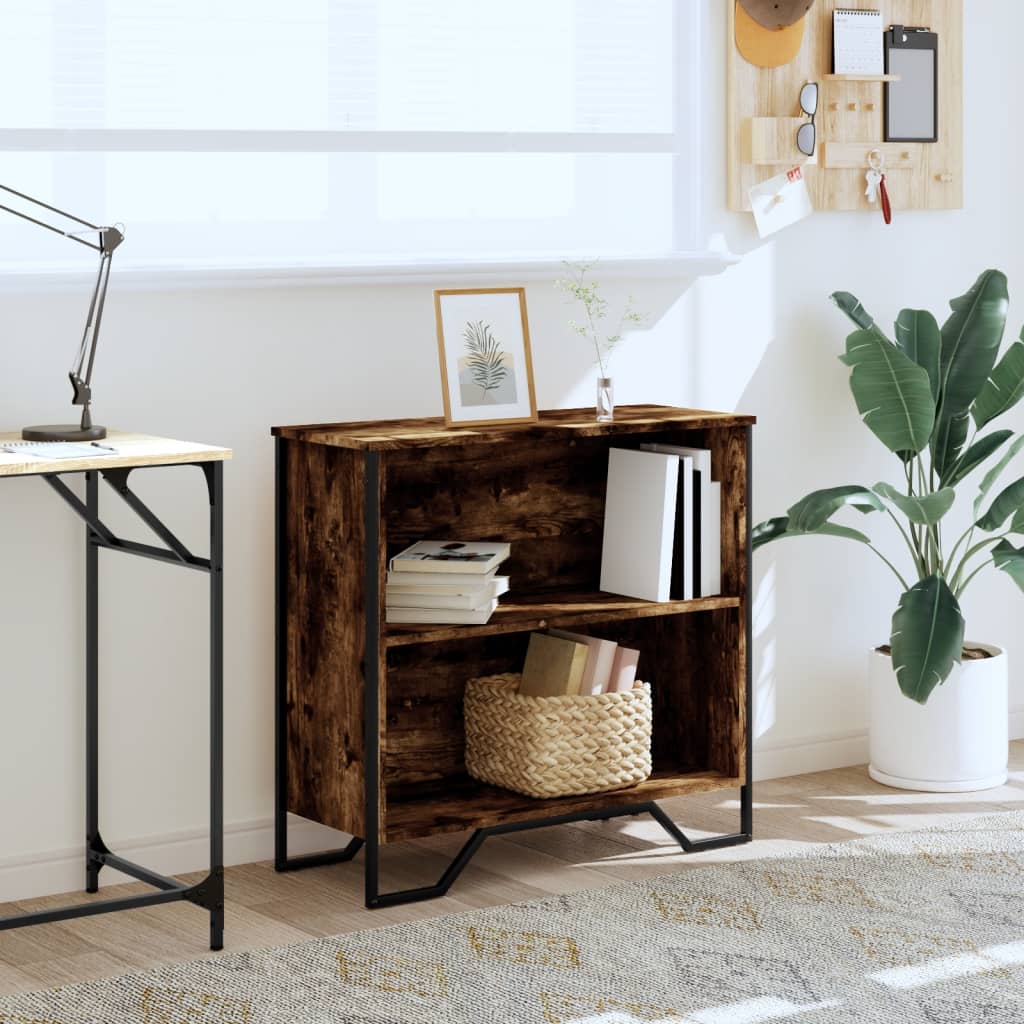 Libreria Rovere Fumo 80x31x74,5 cm in Truciolato | homemem39
