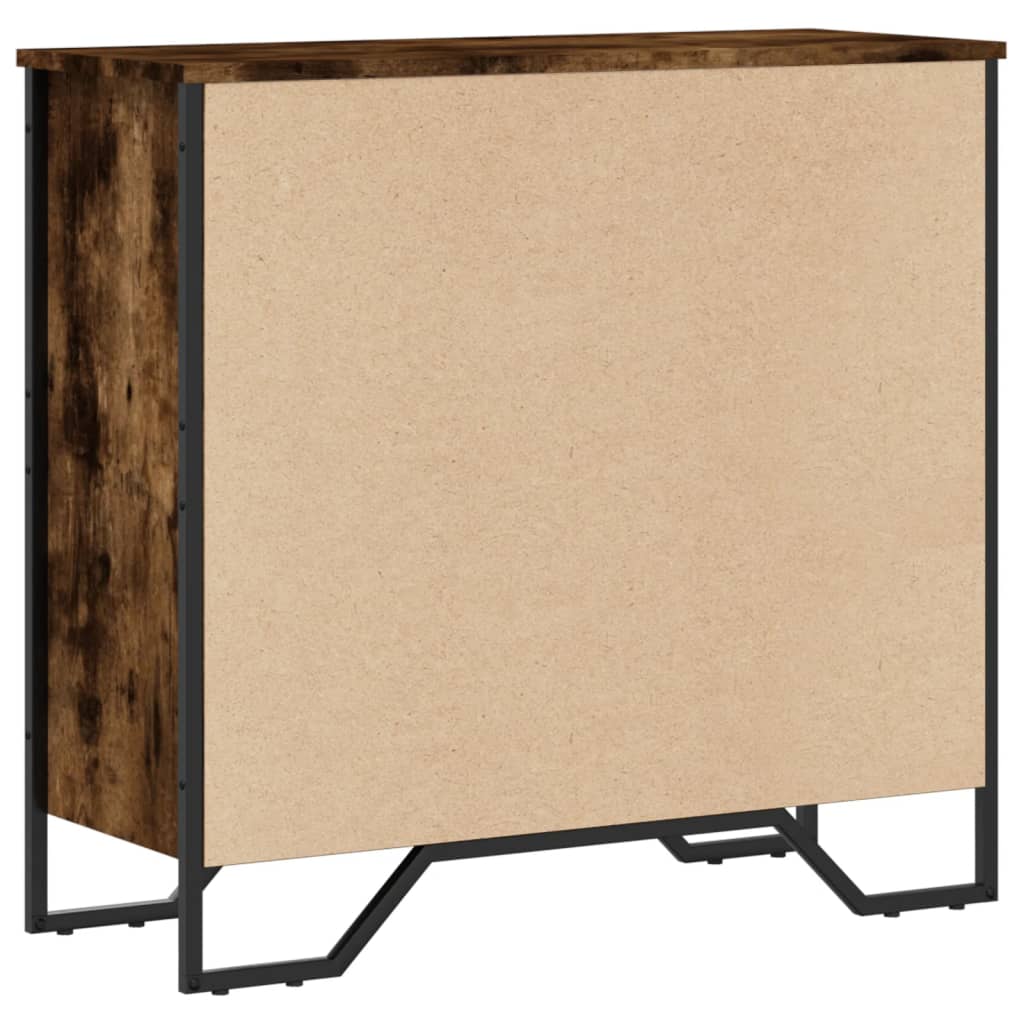Libreria Rovere Fumo 80x31x74,5 cm in Truciolato | homemem39