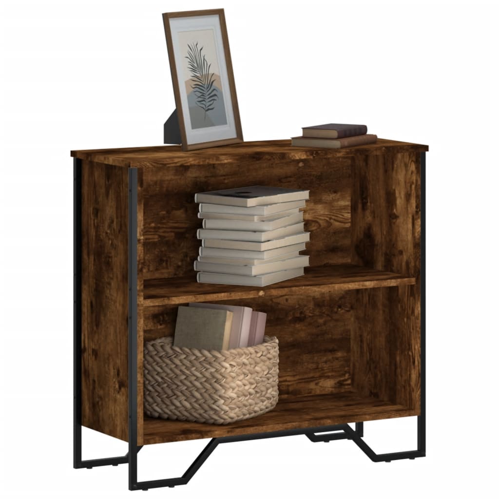 Libreria Rovere Fumo 80x31x74,5 cm in Truciolato | homemem39
