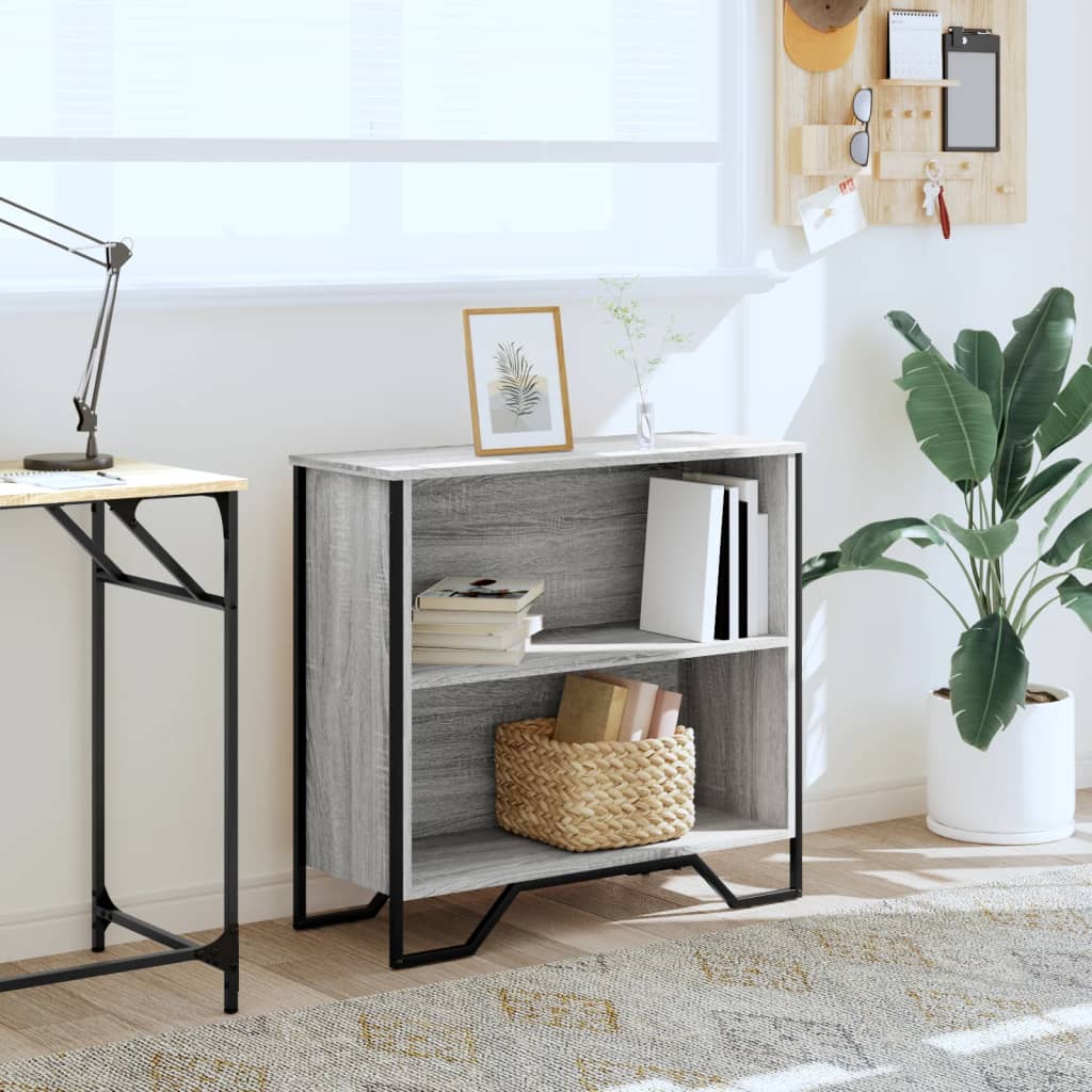 Libreria Grigio Sonoma 80x31x74,5 cm in Legno Multistrato | homemem39