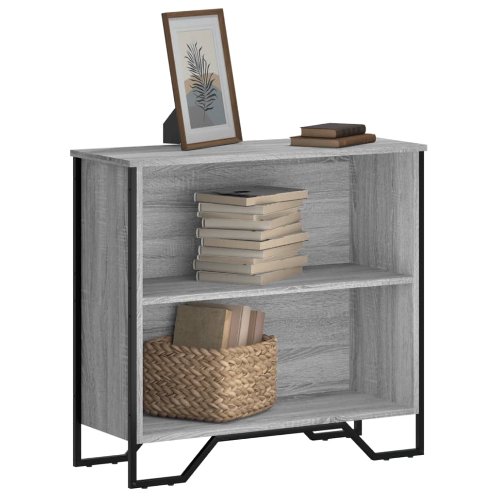 Libreria Grigio Sonoma 80x31x74,5 cm in Legno Multistrato | homemem39