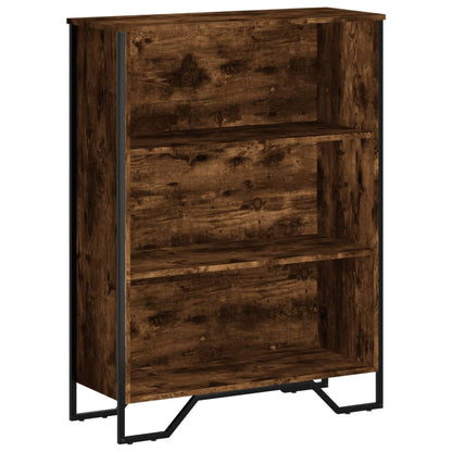 Libreria Rovere Fumo 80x31x106 cm in Legno Multistrato | homemem39