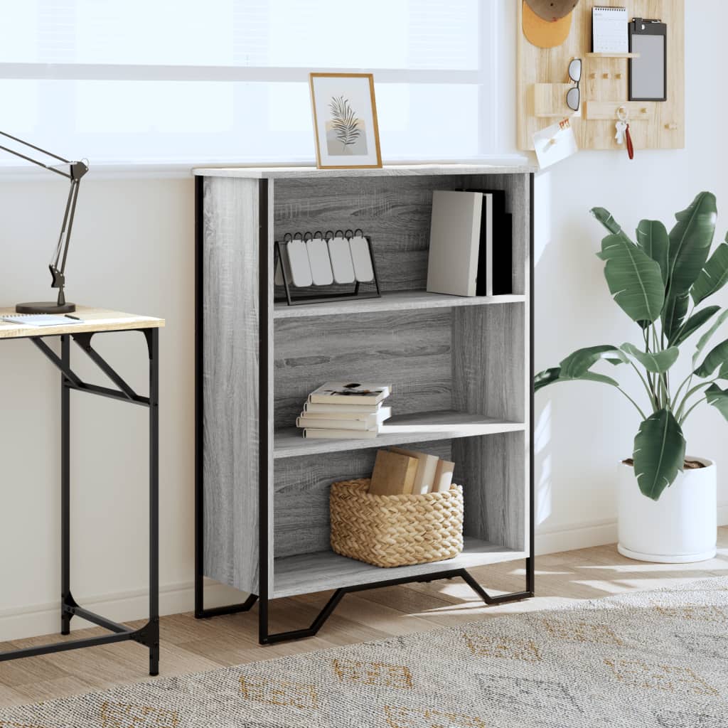 Libreria Grigio Sonoma 80x31x106 cm in Legno Multistrato | homemem39