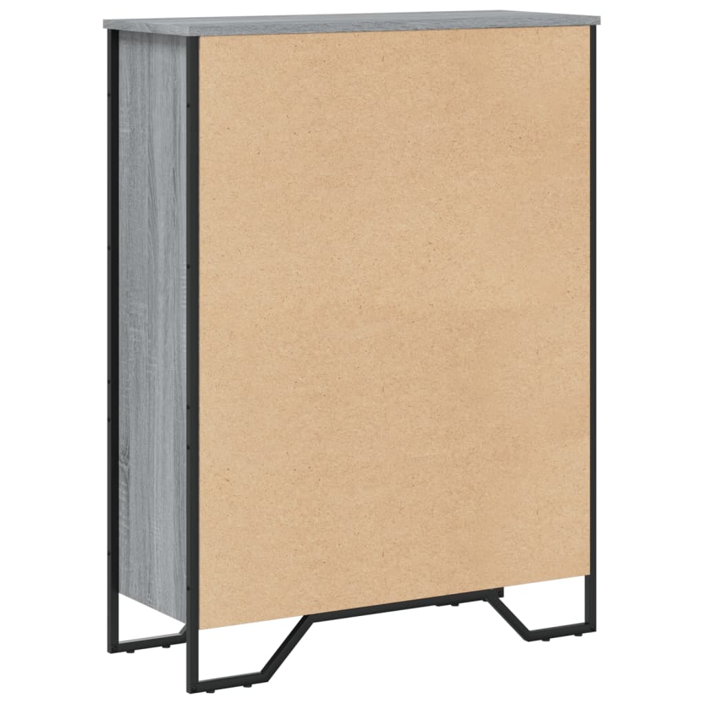 Libreria Grigio Sonoma 80x31x106 cm in Legno Multistrato | homemem39