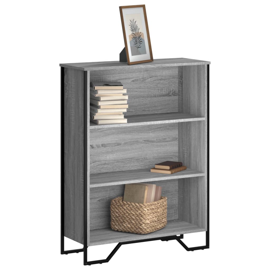 Libreria Grigio Sonoma 80x31x106 cm in Legno Multistrato | homemem39