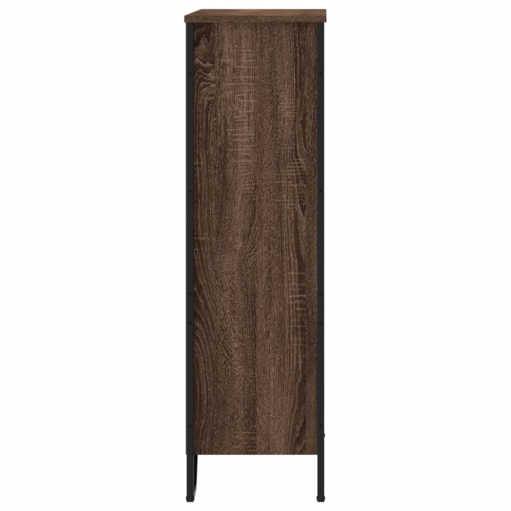 Libreria Rovere Marrone 80x31x106 cm in Legno Multistrato | homemem39