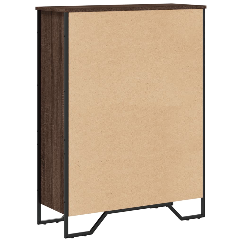 Libreria Rovere Marrone 80x31x106 cm in Legno Multistrato | homemem39