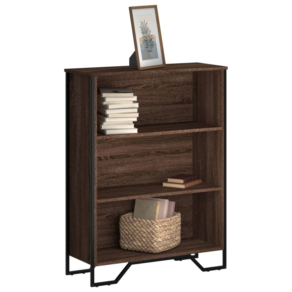Libreria Rovere Marrone 80x31x106 cm in Legno Multistrato | homemem39