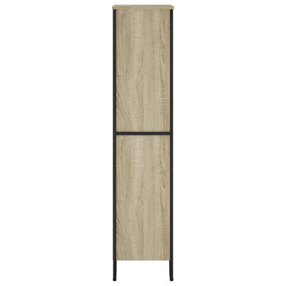 Libreria Rovere Sonoma 80x31x137,5 cm in Legno Multistrato | homemem39