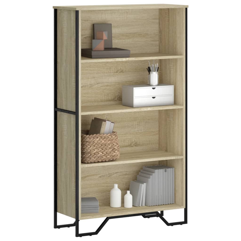 Libreria Rovere Sonoma 80x31x137,5 cm in Legno Multistrato | homemem39