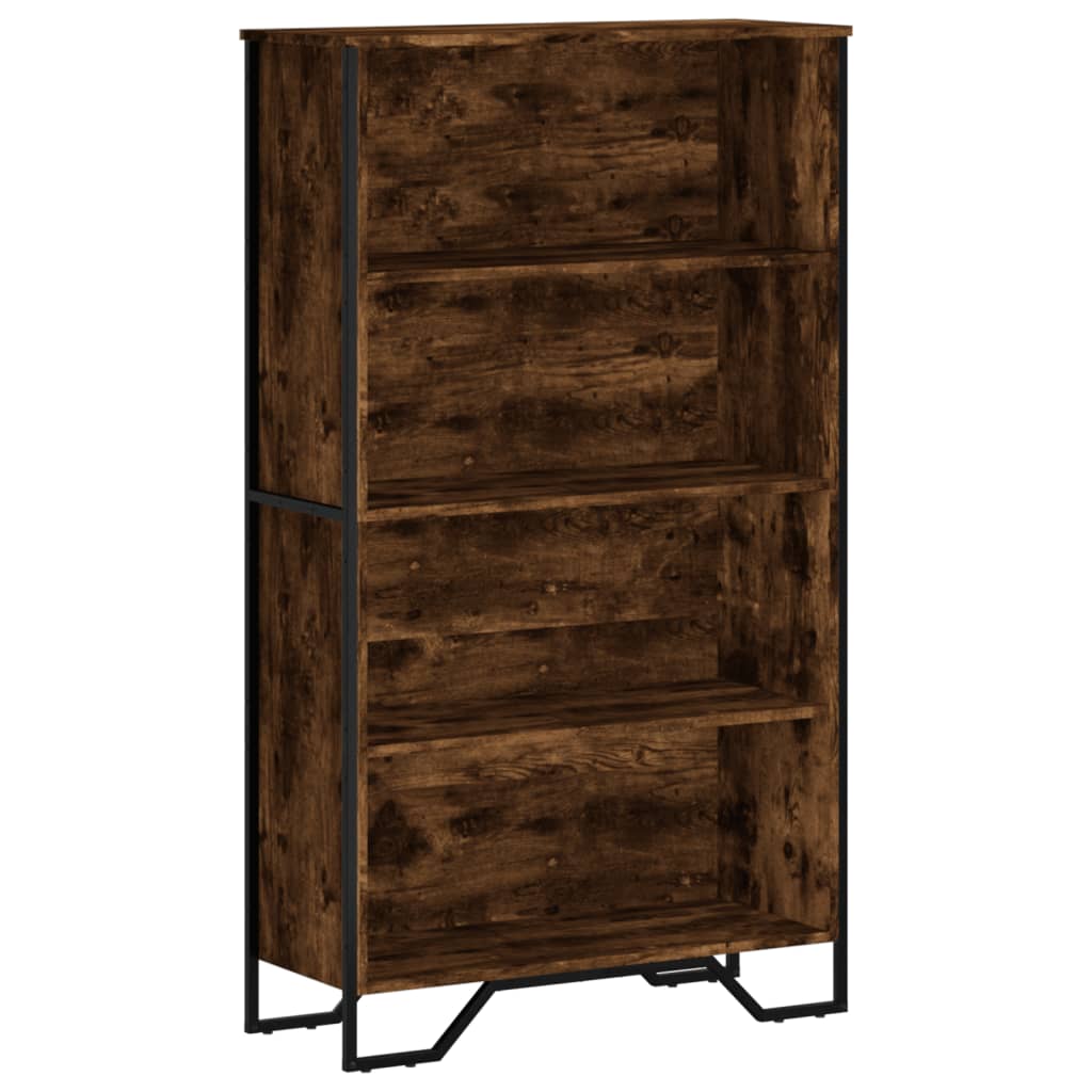 Libreria Rovere Fumo 80x31x137,5 cm in Truciolato | homemem39