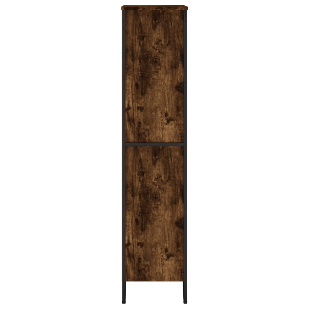 Libreria Rovere Fumo 80x31x137,5 cm in Truciolato | homemem39
