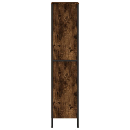 Libreria Rovere Fumo 80x31x137,5 cm in Truciolato | homemem39