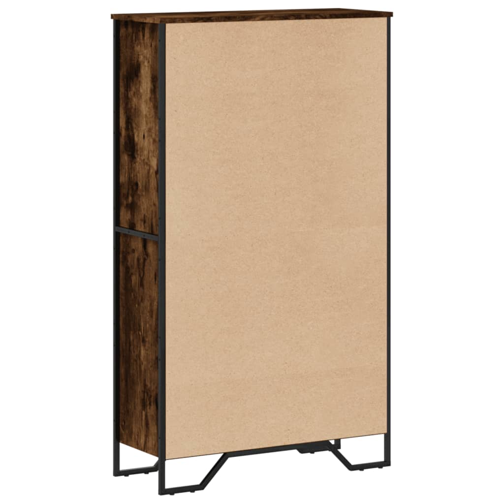 Libreria Rovere Fumo 80x31x137,5 cm in Truciolato | homemem39