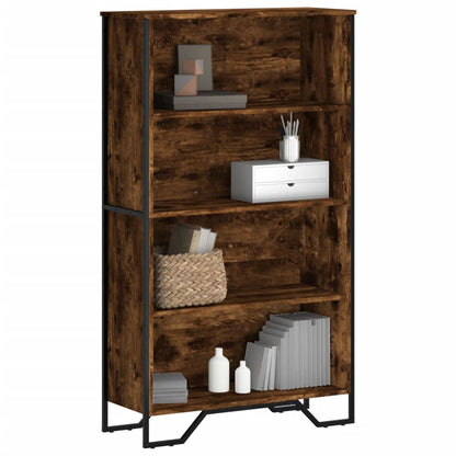 Libreria Rovere Fumo 80x31x137,5 cm in Truciolato | homemem39