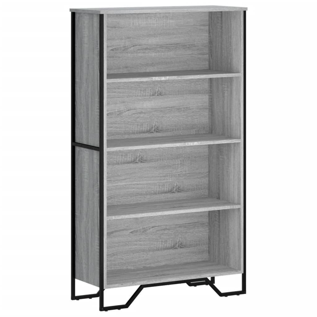 Libreria Grigio Sonoma 80x31x137,5 cm in Legno Multistrato | homemem39