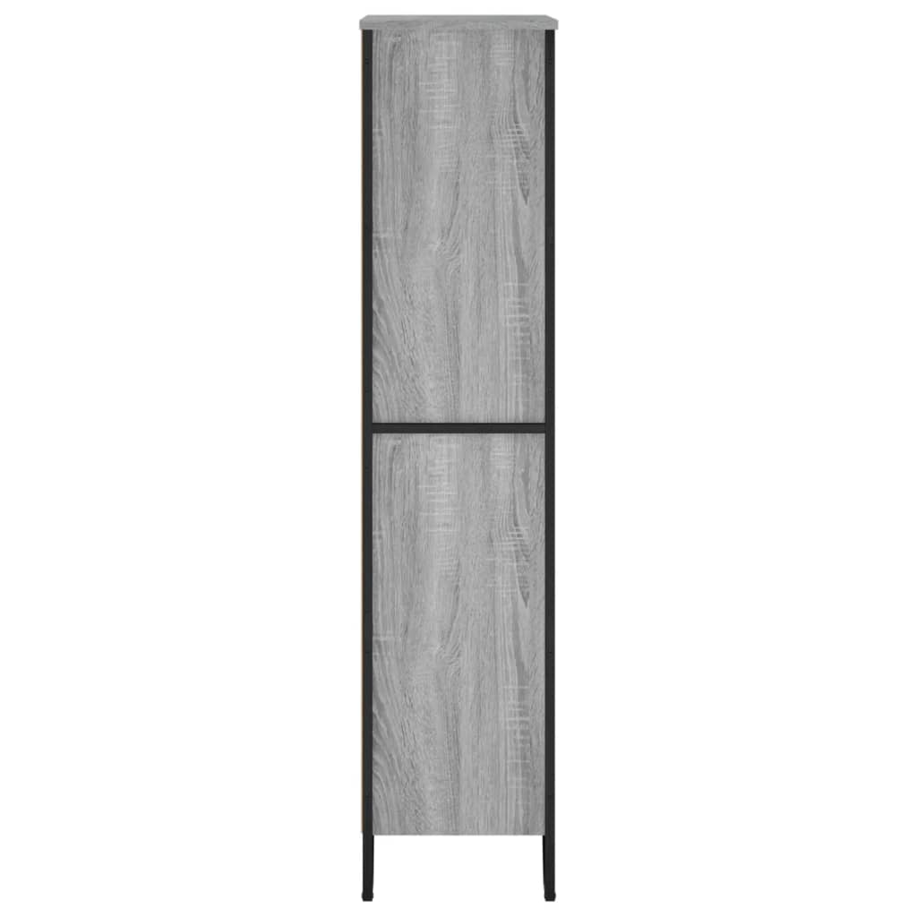 Libreria Grigio Sonoma 80x31x137,5 cm in Legno Multistrato | homemem39