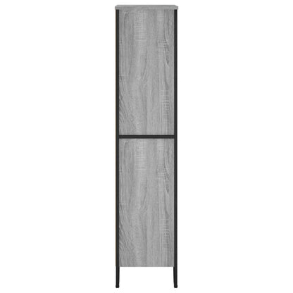 Libreria Grigio Sonoma 80x31x137,5 cm in Legno Multistrato | homemem39