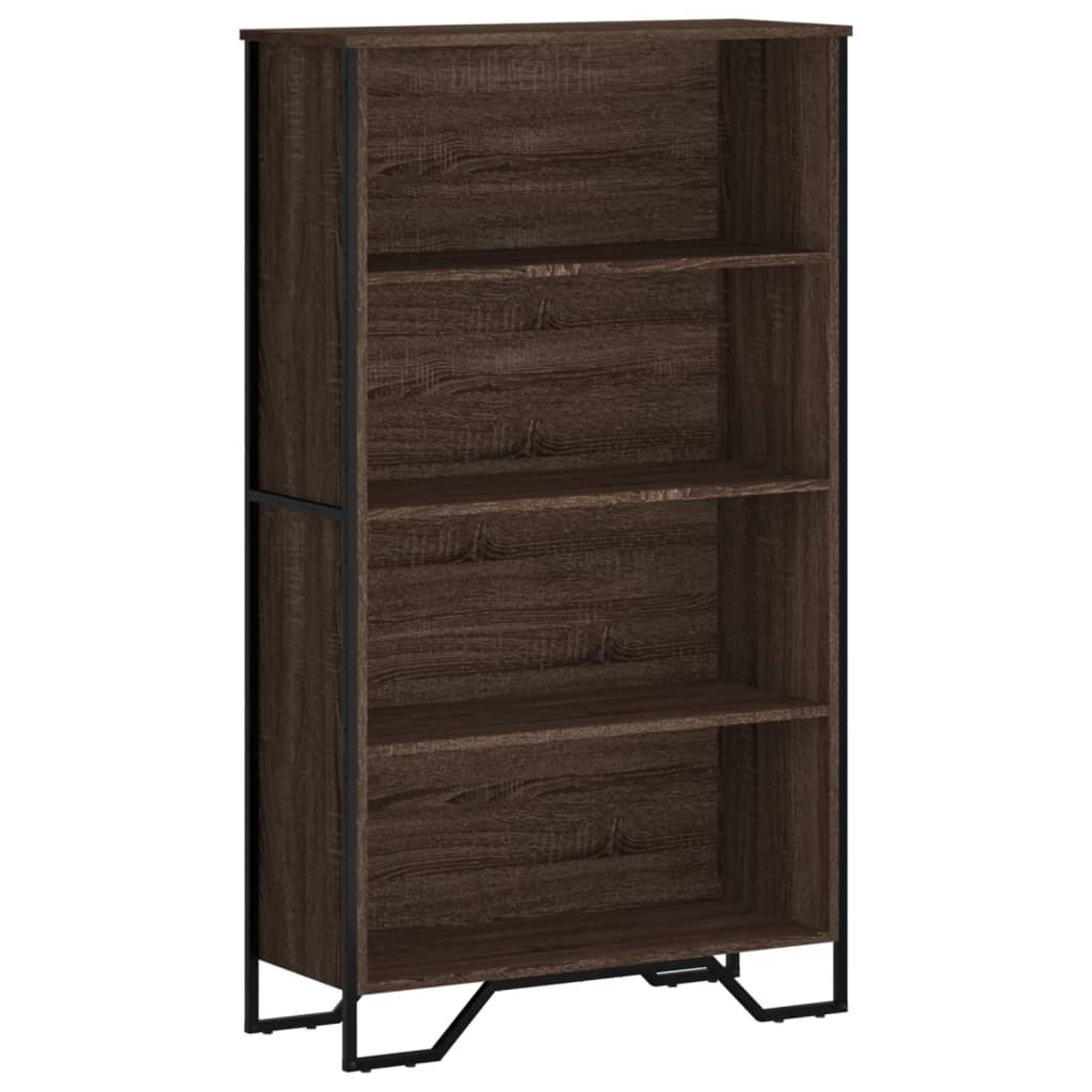 Libreria Rovere Marrone 80x31x137,5 cm in Legno Multistrato | homemem39