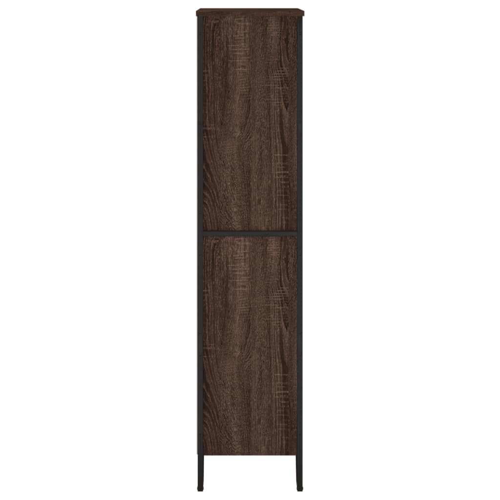 Libreria Rovere Marrone 80x31x137,5 cm in Legno Multistrato | homemem39