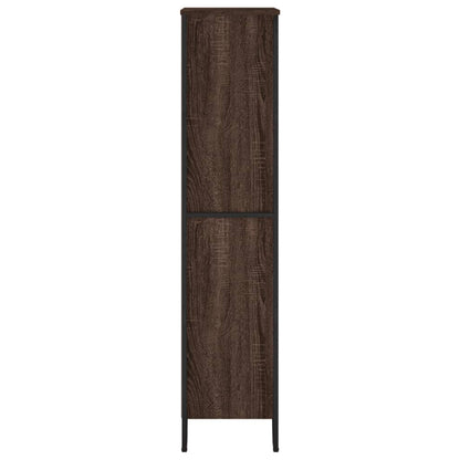 Libreria Rovere Marrone 80x31x137,5 cm in Legno Multistrato | homemem39