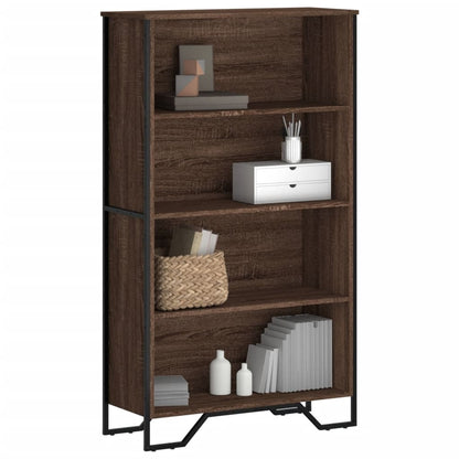 Libreria Rovere Marrone 80x31x137,5 cm in Legno Multistrato | homemem39
