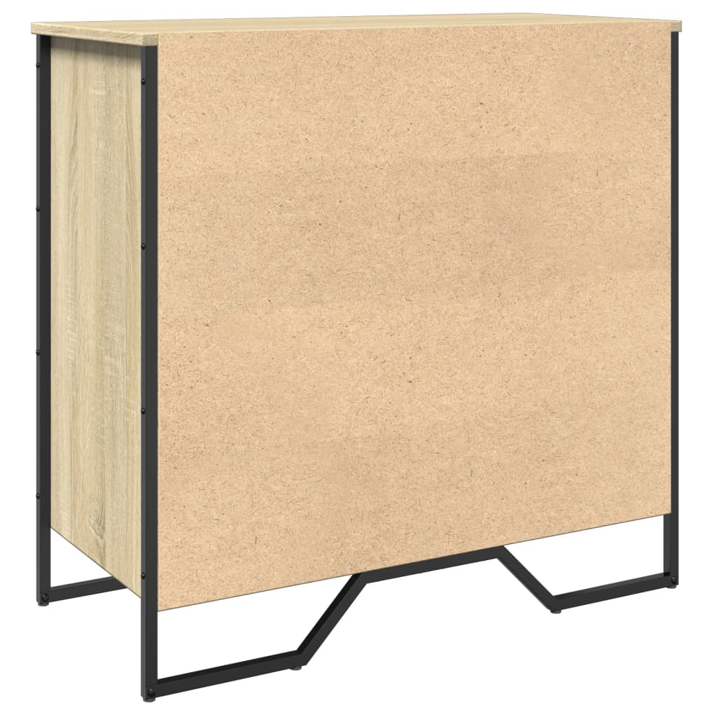 Scarpiera Rovere Sonoma 80x38x78 cm in Truciolato - homemem39