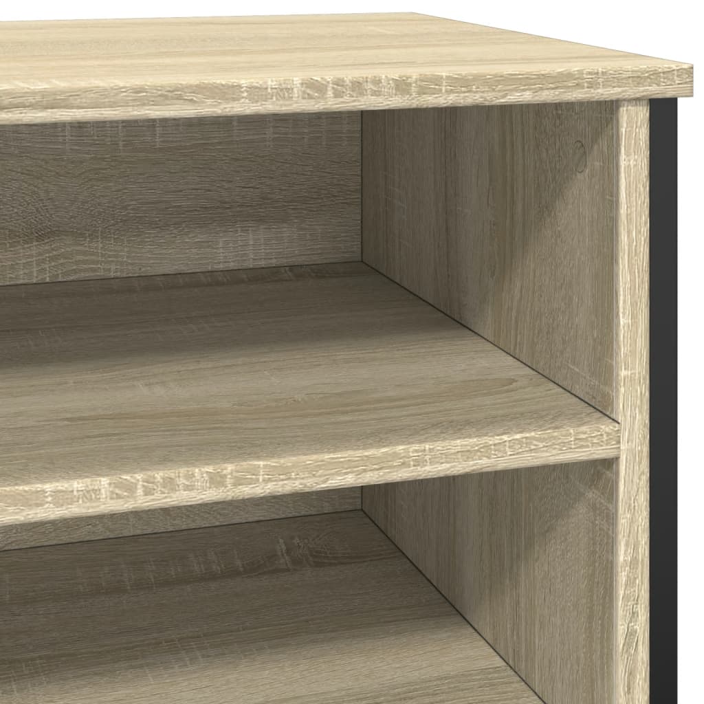 Scarpiera Rovere Sonoma 80x38x78 cm in Truciolato - homemem39