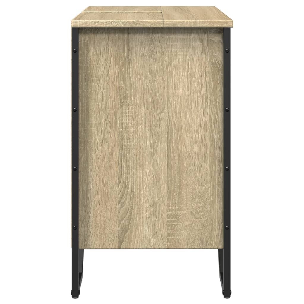 Mobile Lavabo Bagno Rovere Sonoma 60x35x60 cm in Truciolato | homemem39