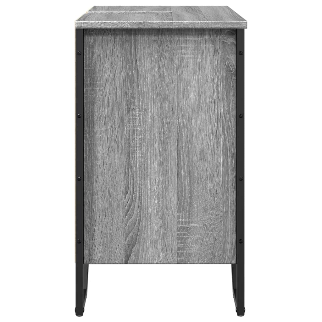 Mobile Lavabo Bagno Grigio Sonoma 60x35x60 cm in Truciolato | homemem39