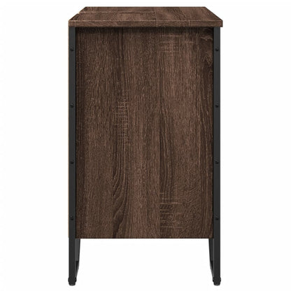 Mobile Lavabo Bagno Rovere Marrone 60x35x60cm in Truciolato
